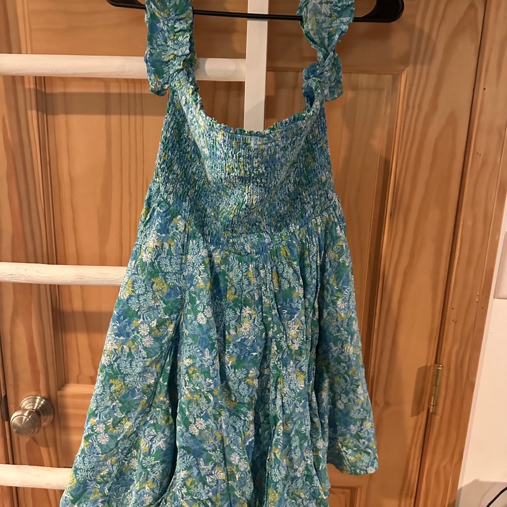 American Eagle Outfitters Blue Floral Dress
